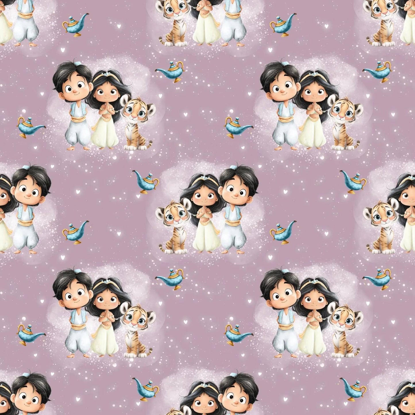 „Baumwollstoff mit Fantasiemotiv – Meterware für kreative Nähideen“