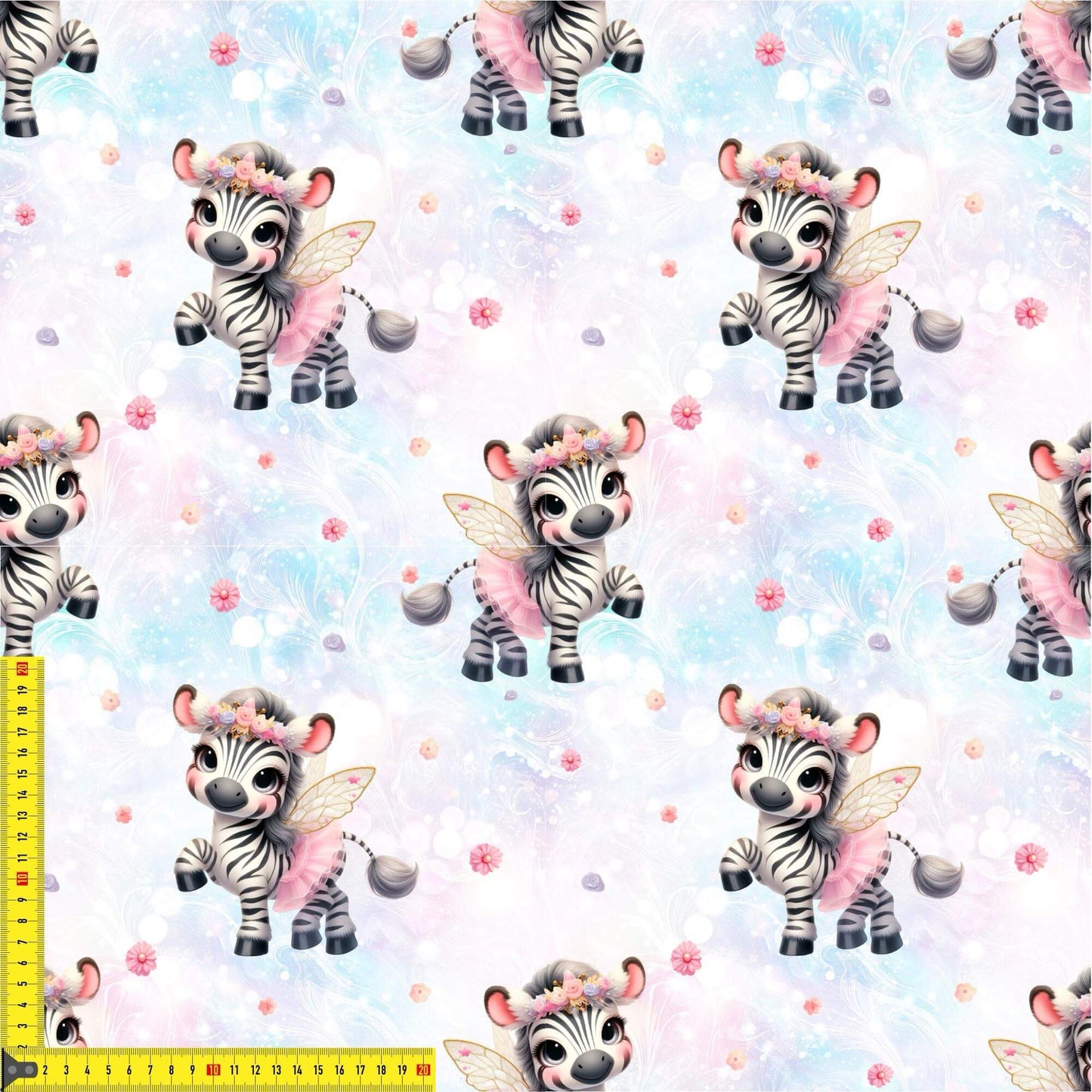 „Baumwollstoff mit Märchenmotiv – Meterware für kreative Nähideen“