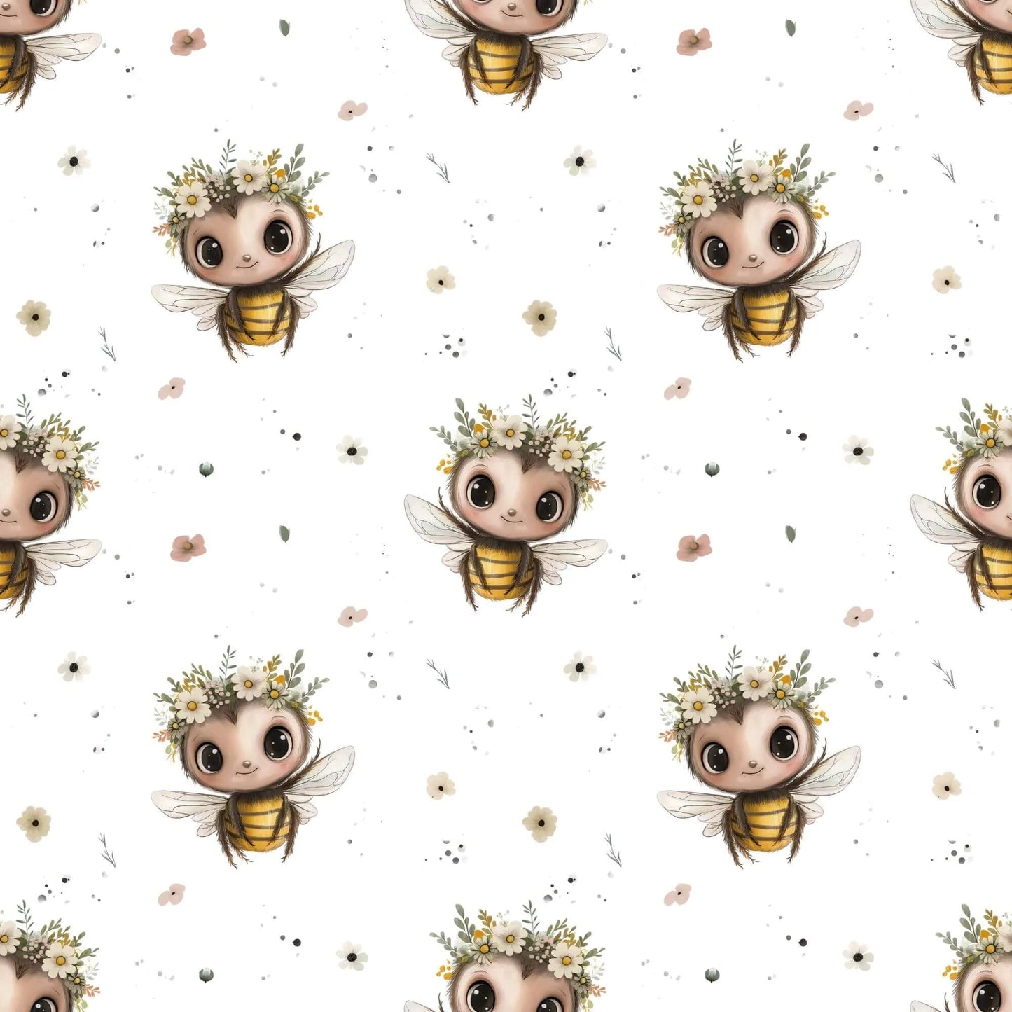 „Baumwollstoff mit Naturmotiv – Meterware für kreative Nähideen“