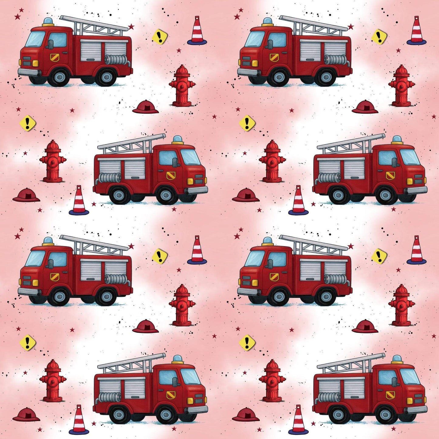 „Baumwollstoff mit Rettungsmotiv – Meterware für kreative Nähideen“