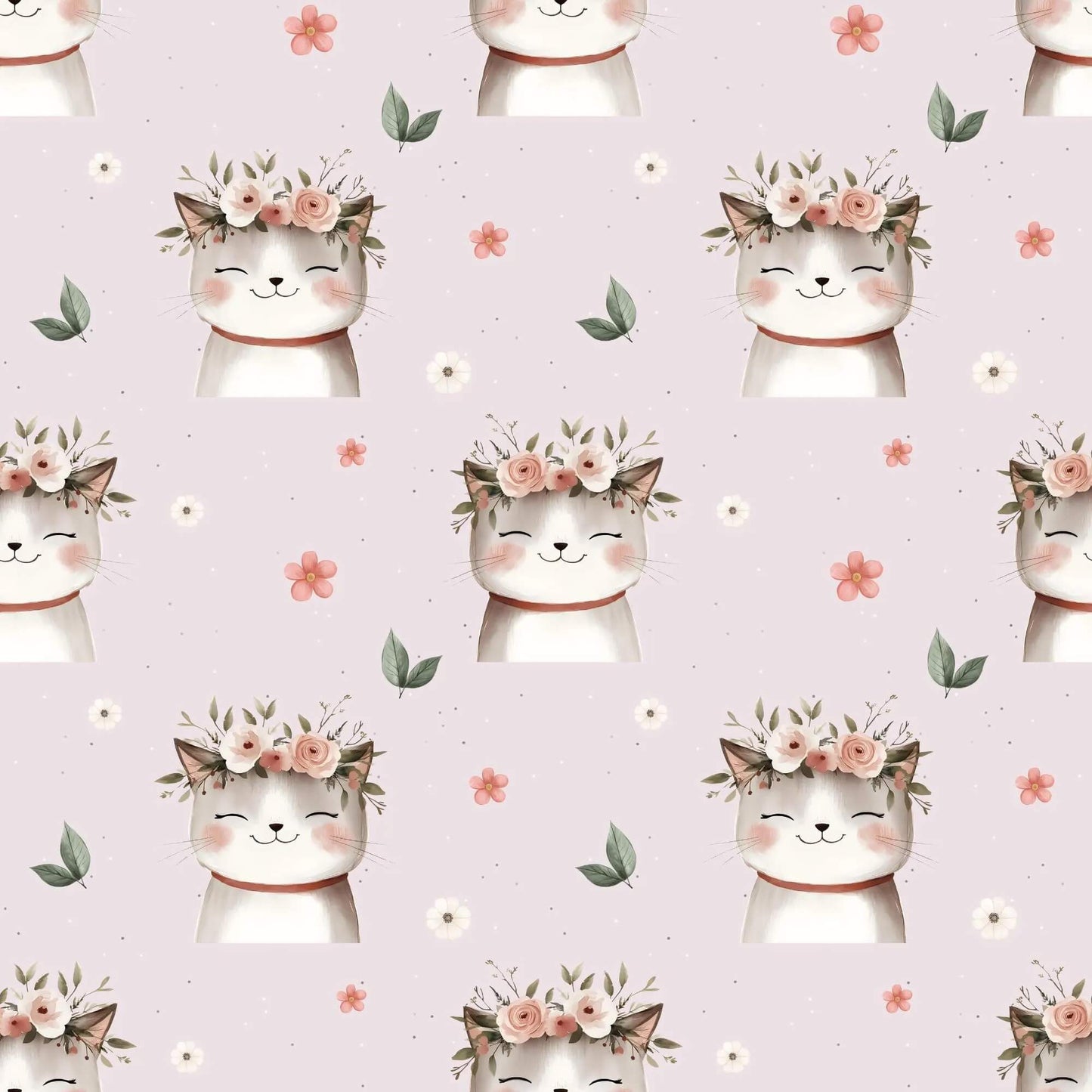 „Baumwollstoff mit Kuscheltiermotiv – Meterware für kreative Nähideen“