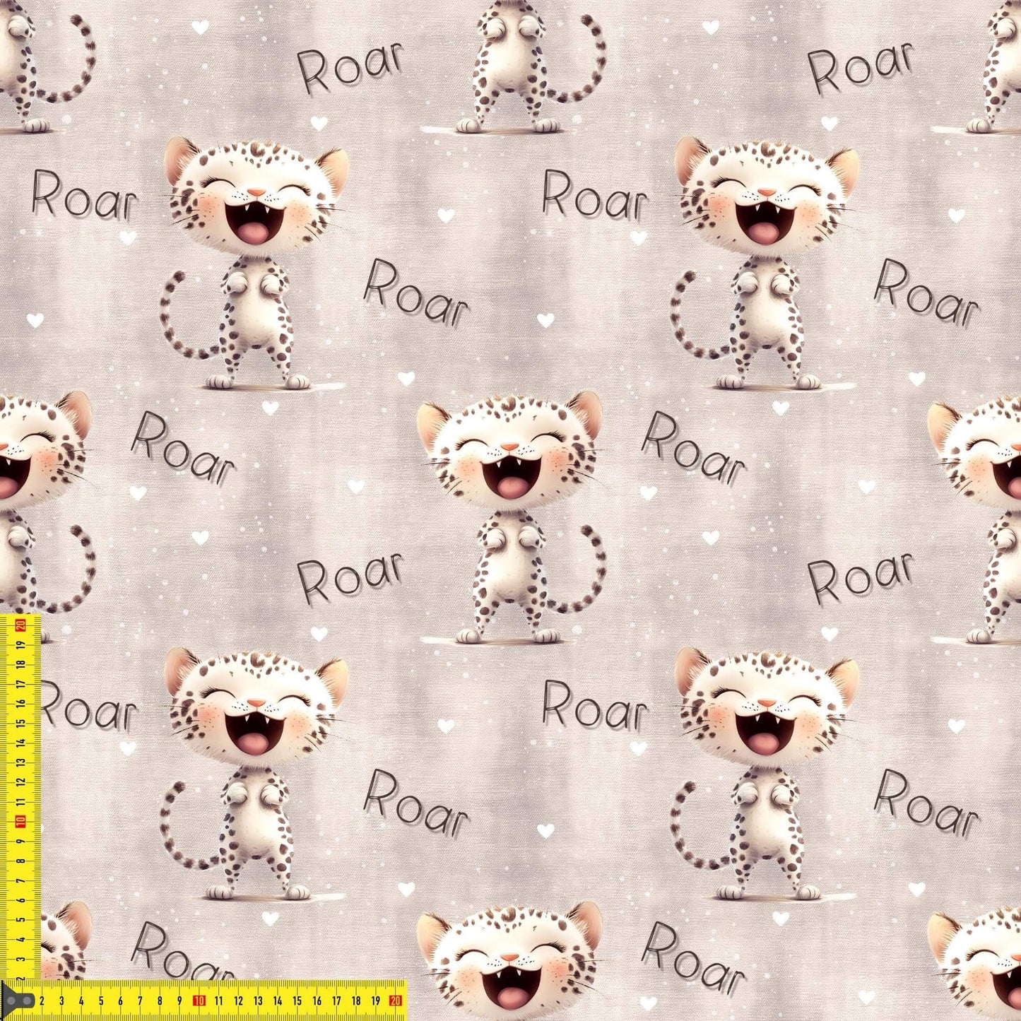 „Baumwollstoff mit Tiermotiv – Meterware für kreative Nähideen“