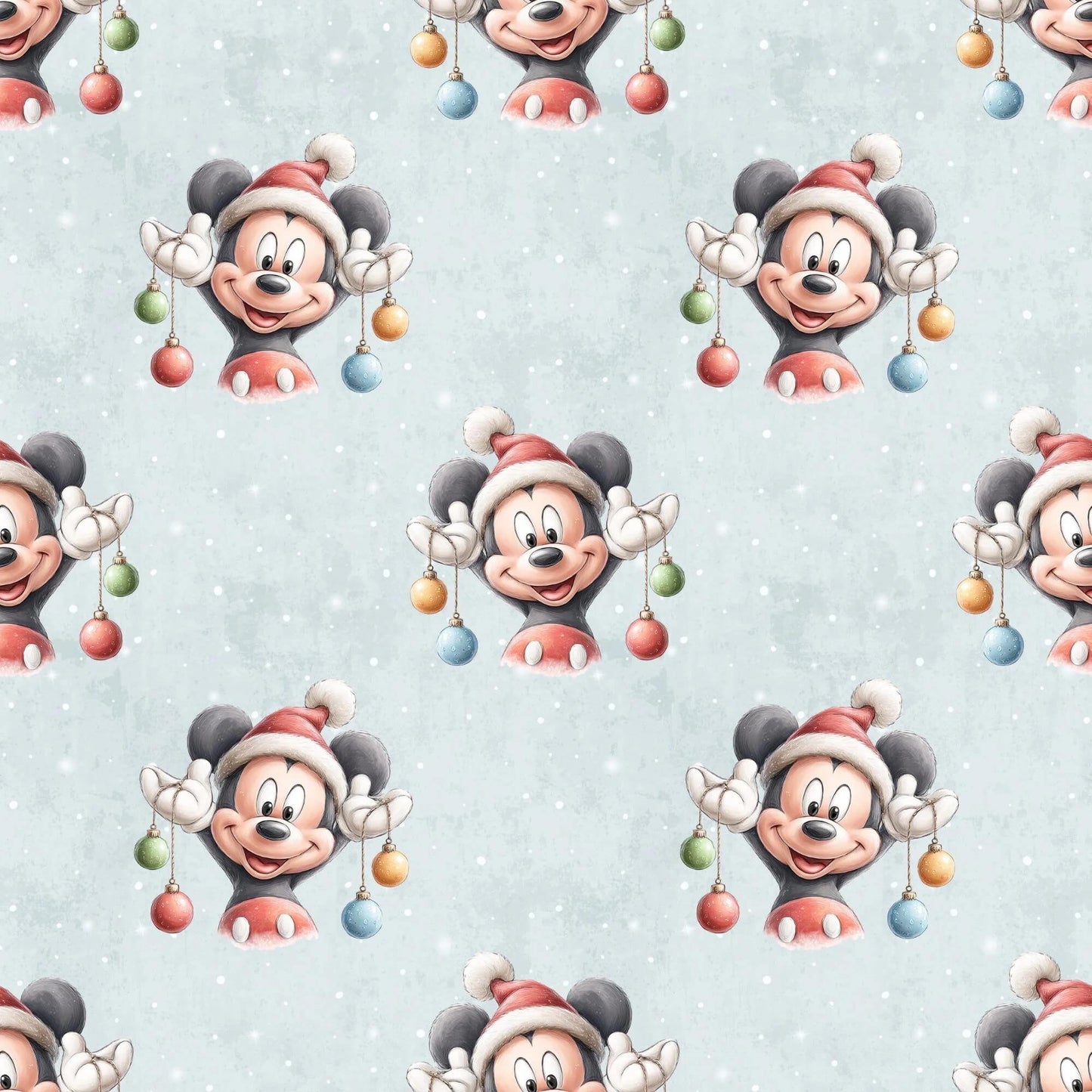 „Baumwollstoff mit Weihnachtsstruktur – Meterware für kreative Nähprojekte“