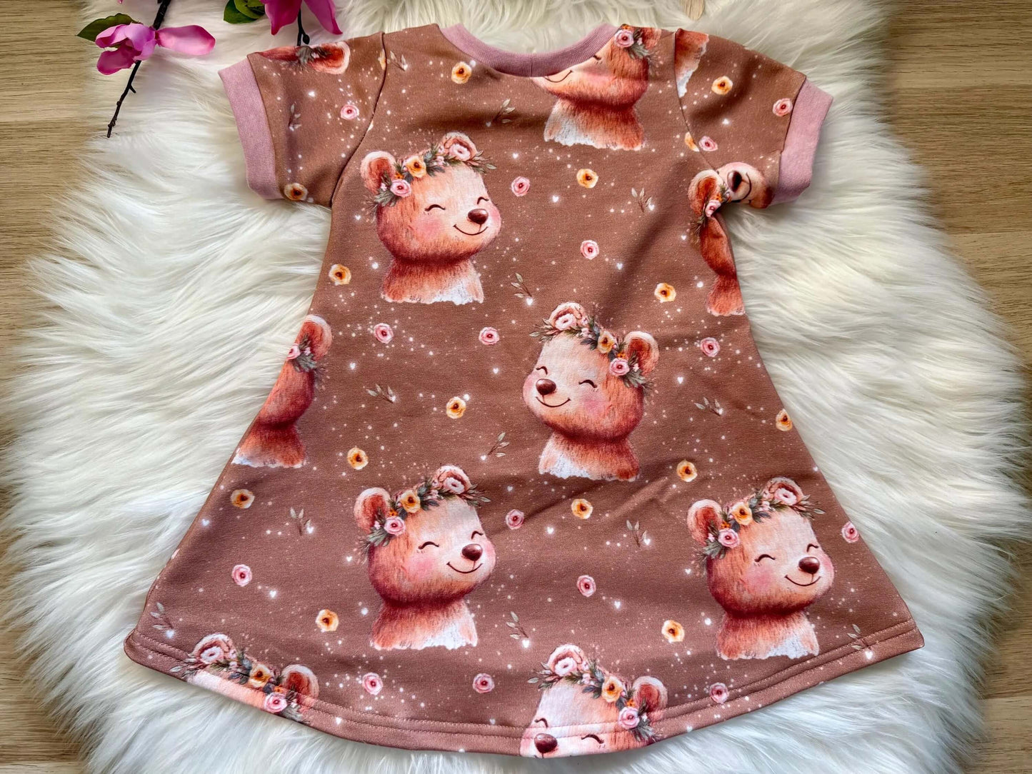 Exklusives Kinderkleid Schleiferlwerk Schnitt Größe 74