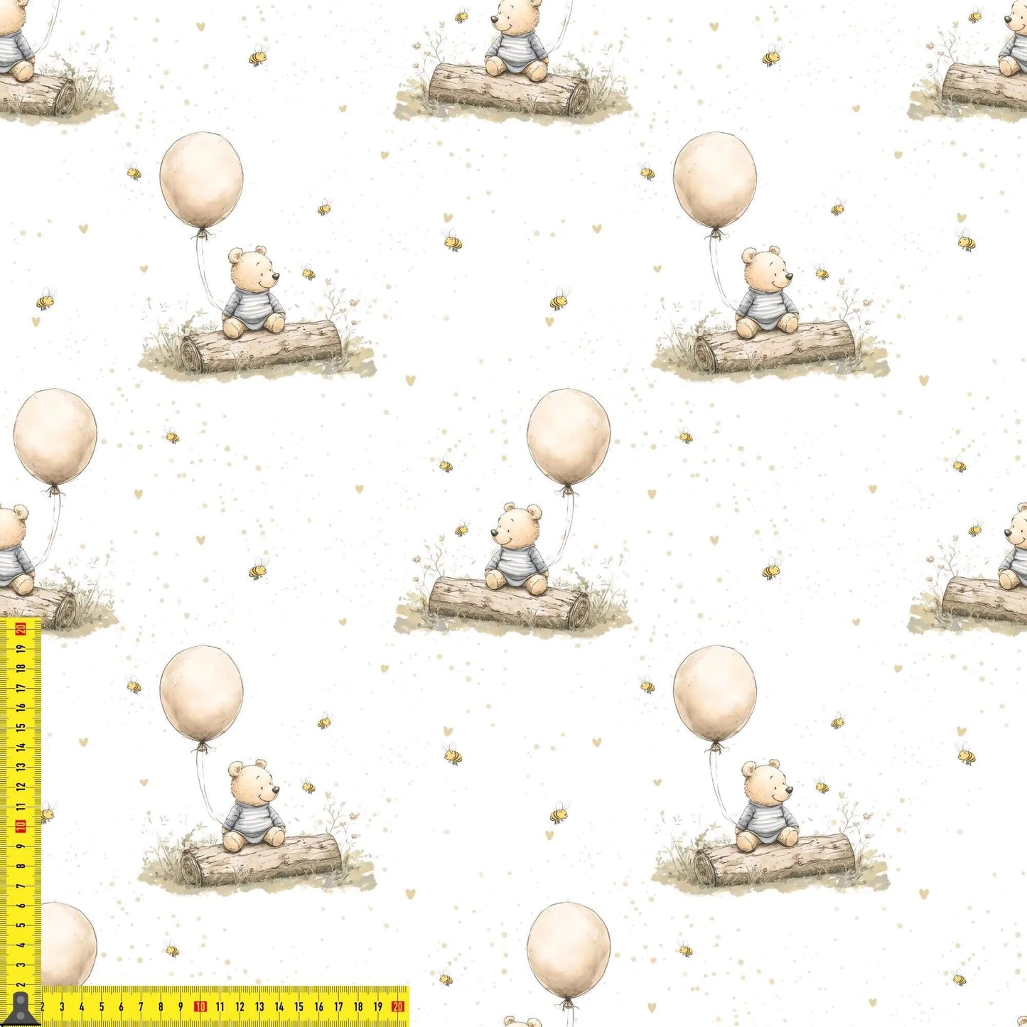 OEKO-TEX 100 zertifizierter Jersey mit Naturmotiv für kreative Kinderprojekte