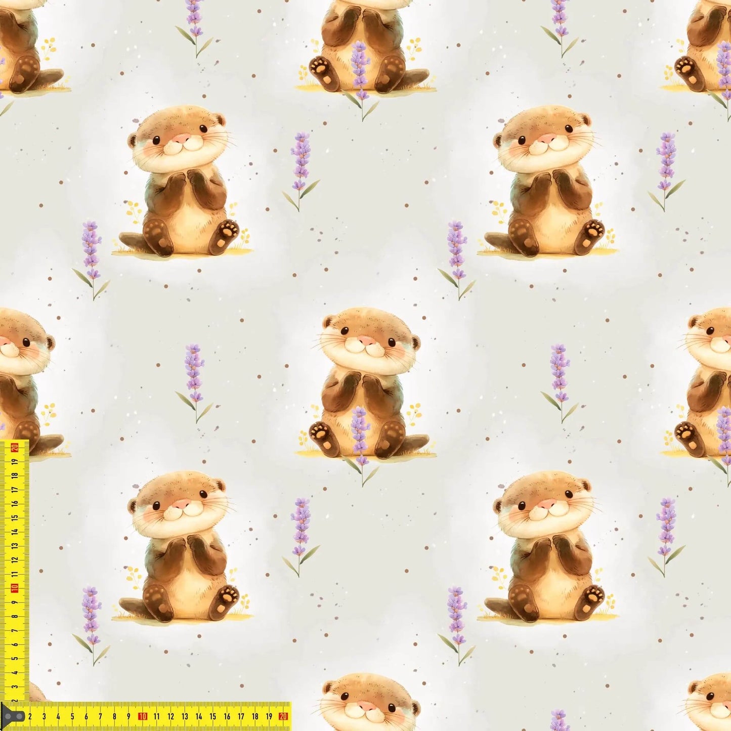 OEKO-TEX 100 zertifizierter Jersey mit Naturmotiv für kreative Kinderprojekte