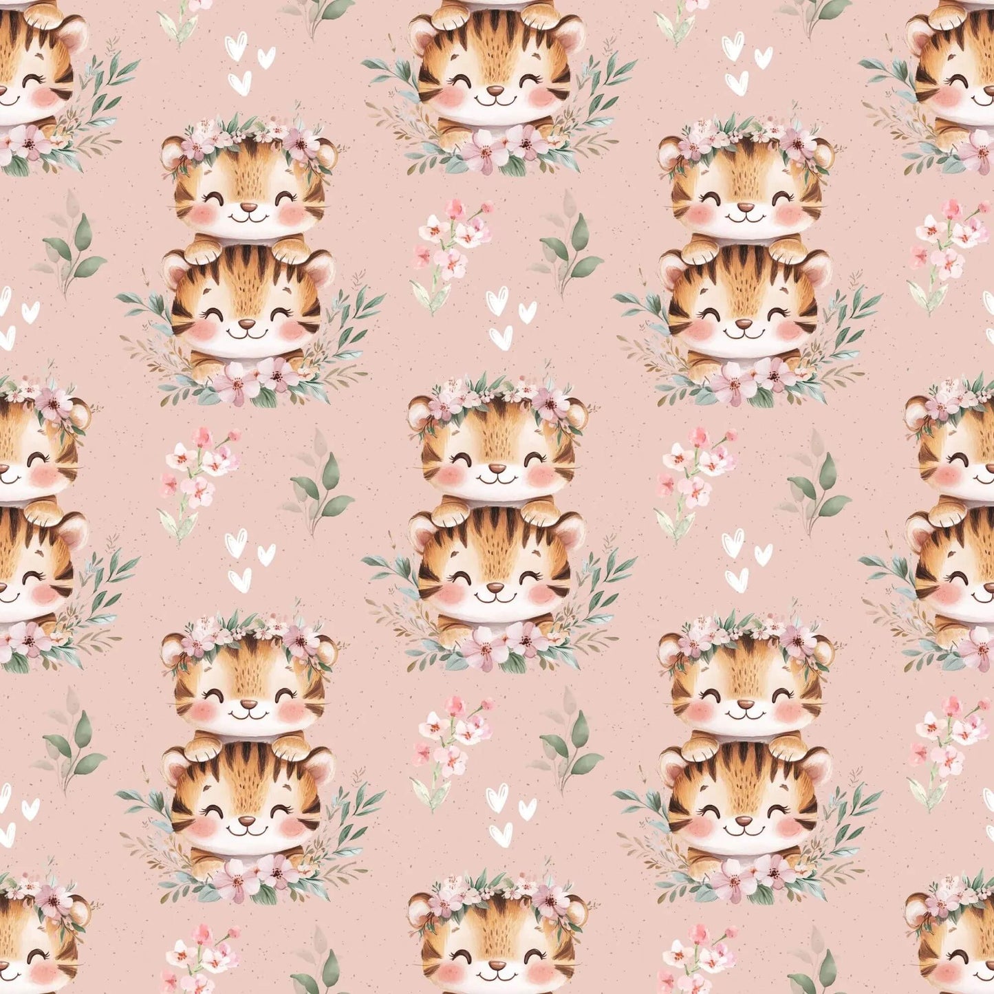 „Minky Glatt Stoff Tigerpaar – OEKO-TEX zertifiziert & ideal für Kuscheldecken & Accessoires“