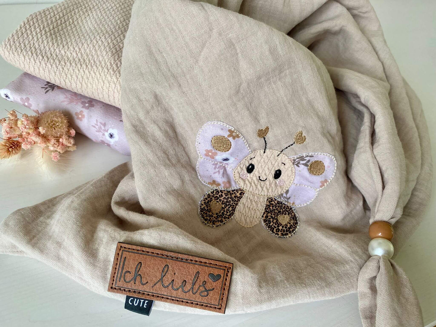 Stickmuster Schmetterling Baby Kinder Applikation Datei