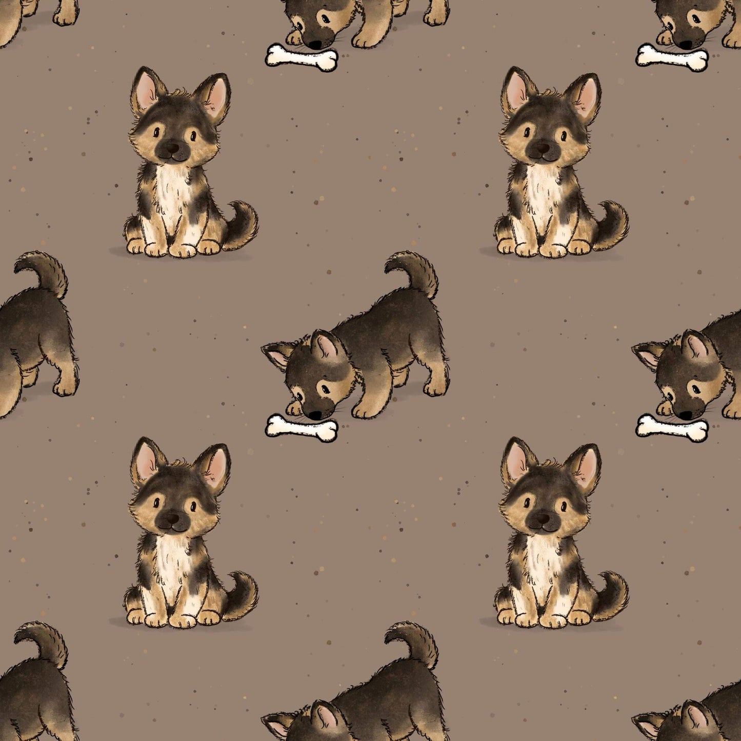 OEKO TEX Kinderstoffe Hund Stoff Meterware nähen