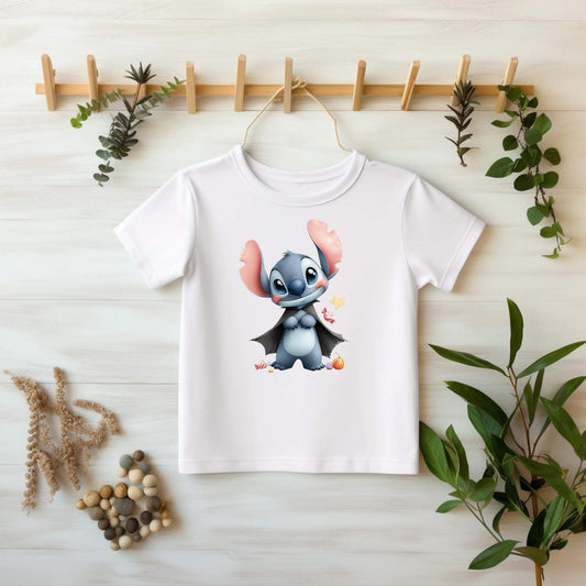 Bügelbild Zuckervampir 15x11,5cm auf DTF Folie mit Halloweenmotiv