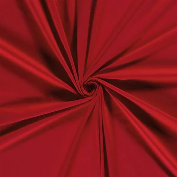Baumwolljersey Rot 0,5m Meterware – OEKO TEX 100 für Kleidung