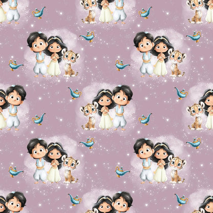 „Baumwollstoff mit Fantasiemotiv – Meterware für kreative Nähideen“