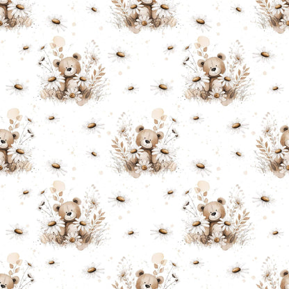 „Baumwollstoff mit Tiermotiv – Meterware für kreative Nähideen“