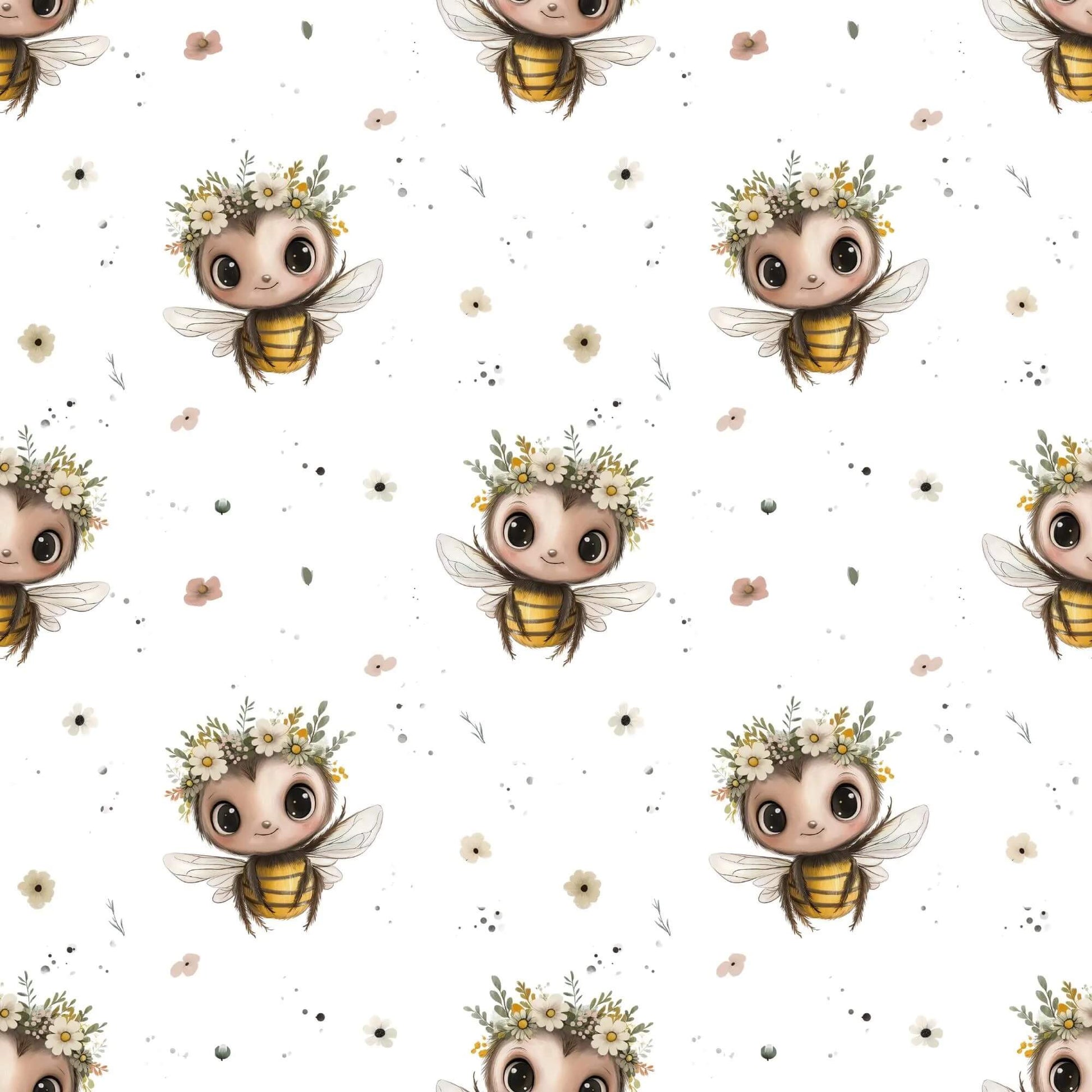 „Baumwollstoff mit Naturmotiv – Meterware für kreative Nähideen“