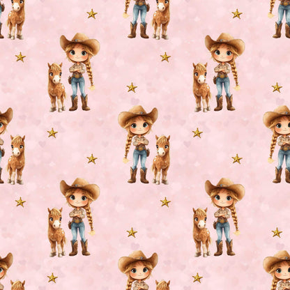 „Baumwollstoff mit Abenteuerdesign – Meterware für kreative Nähideen“