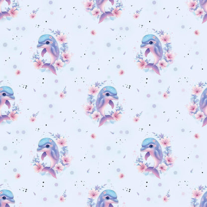 „Baumwollstoff mit Fantasiemotiv – Meterware für kreative Nähideen“