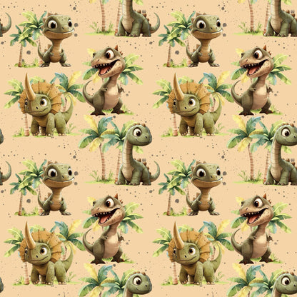 „Baumwollstoff mit Abenteuerdesign – Meterware für kreative Nähideen“