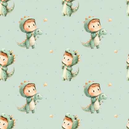 „Baumwollstoff mit Spielmotiv – Meterware für kreative Nähideen“