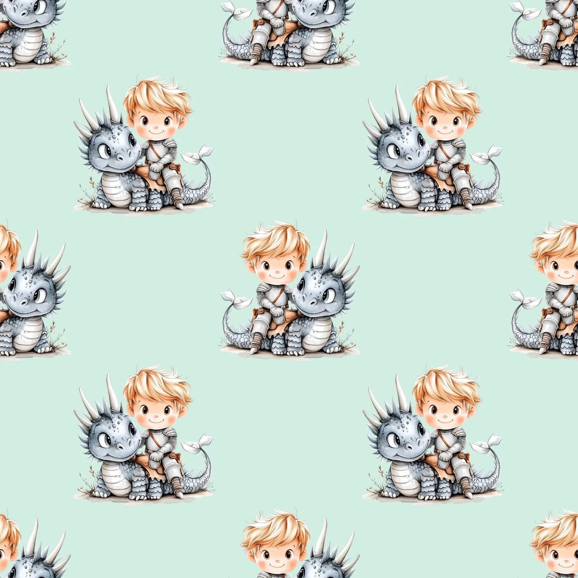 „Baumwollstoff mit Heldenmotiv – Meterware für kreative Nähideen“