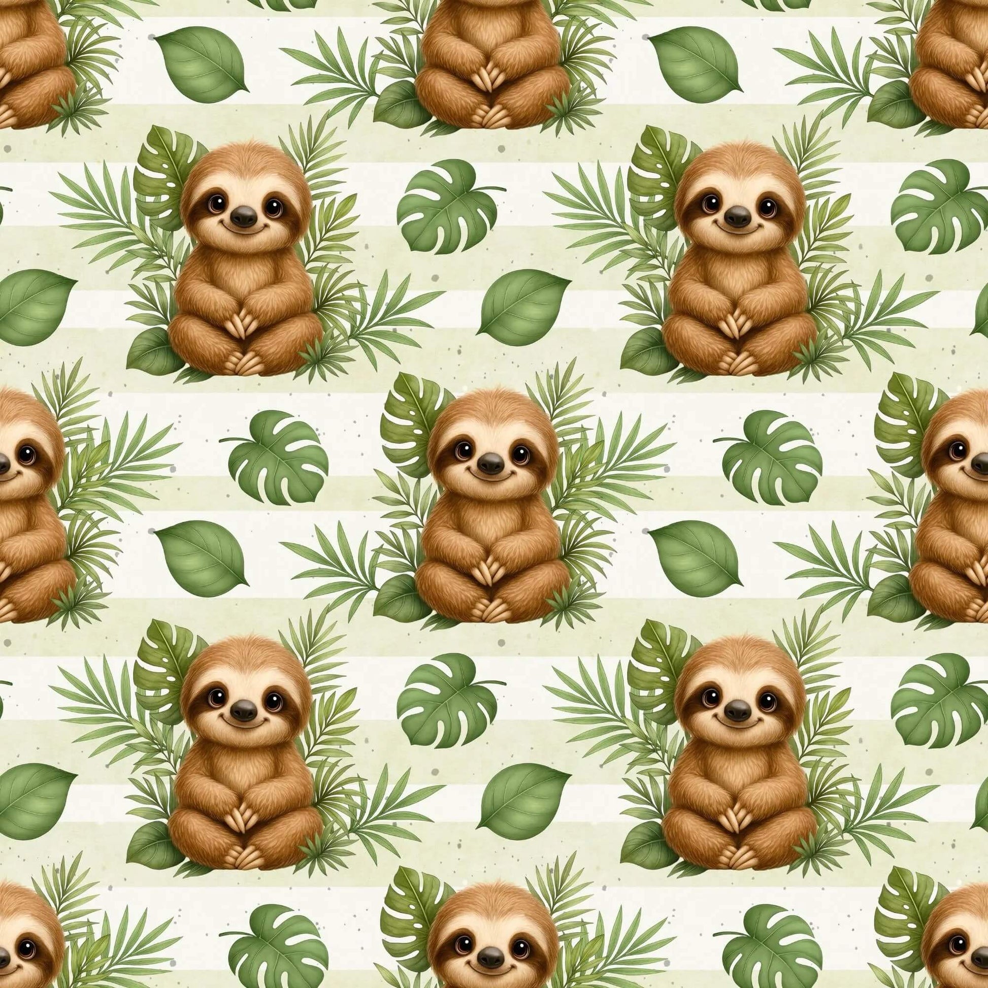 „Baumwollstoff mit Naturmotiv – Meterware für kreative Nähideen“