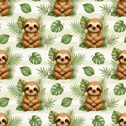 „Baumwollstoff mit Naturmotiv – Meterware für kreative Nähideen“