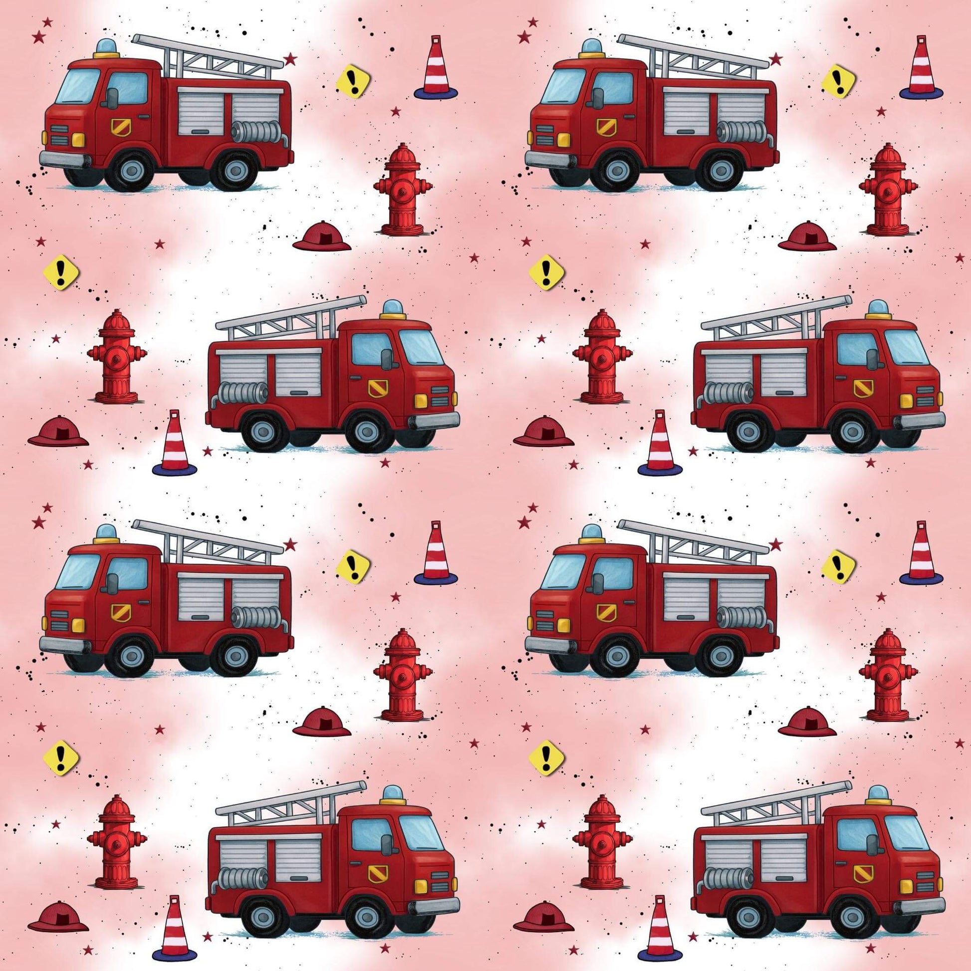 „Baumwollstoff mit Rettungsmotiv – Meterware für kreative Nähideen“