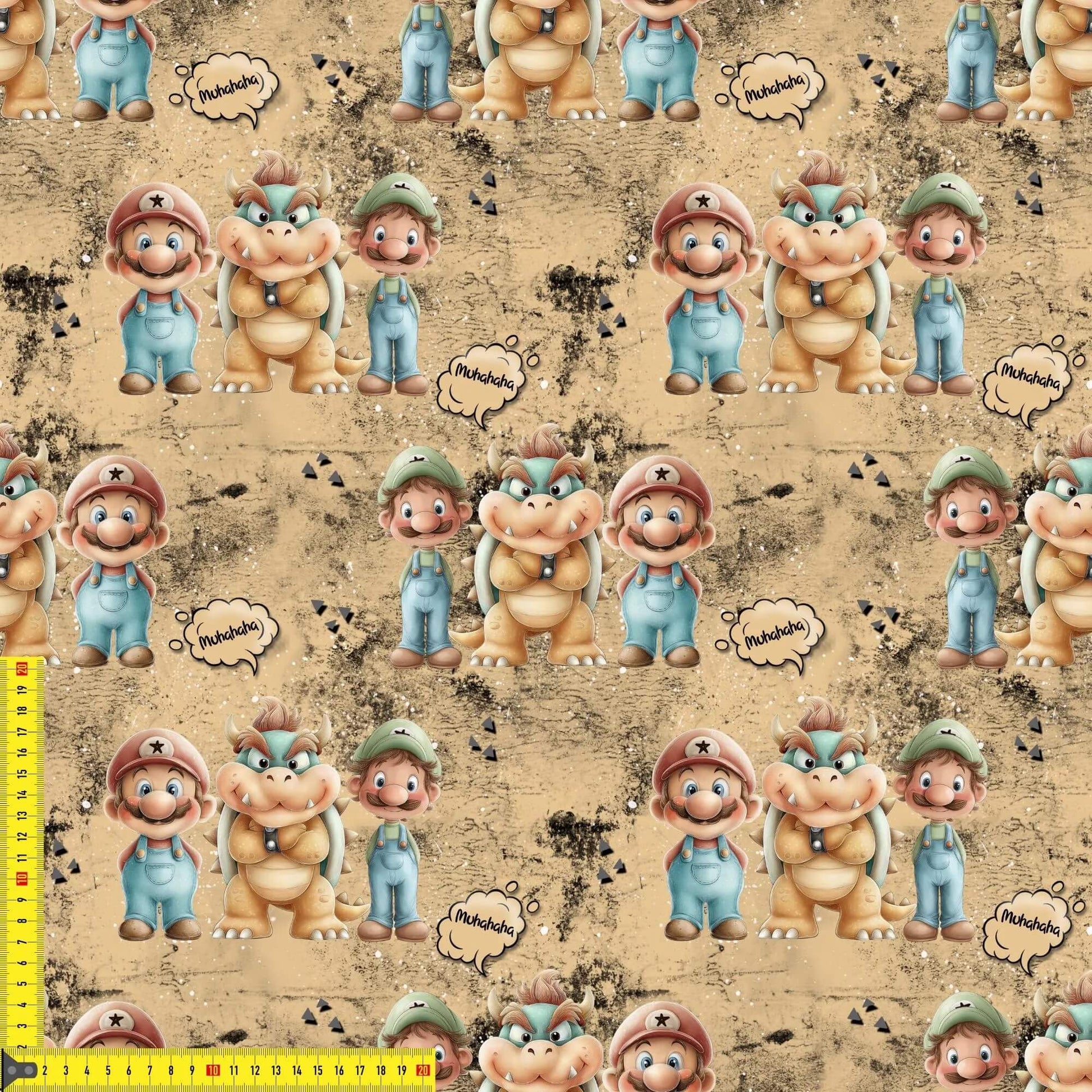 „Baumwollstoff mit Gamingmotiv – Meterware für kreative Nähideen“