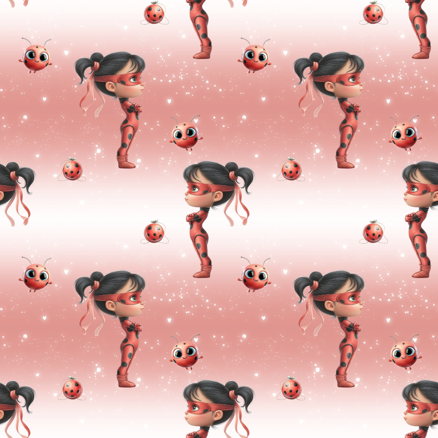 „Baumwollstoff mit Fantasiefigur – Meterware für kreative Nähideen“