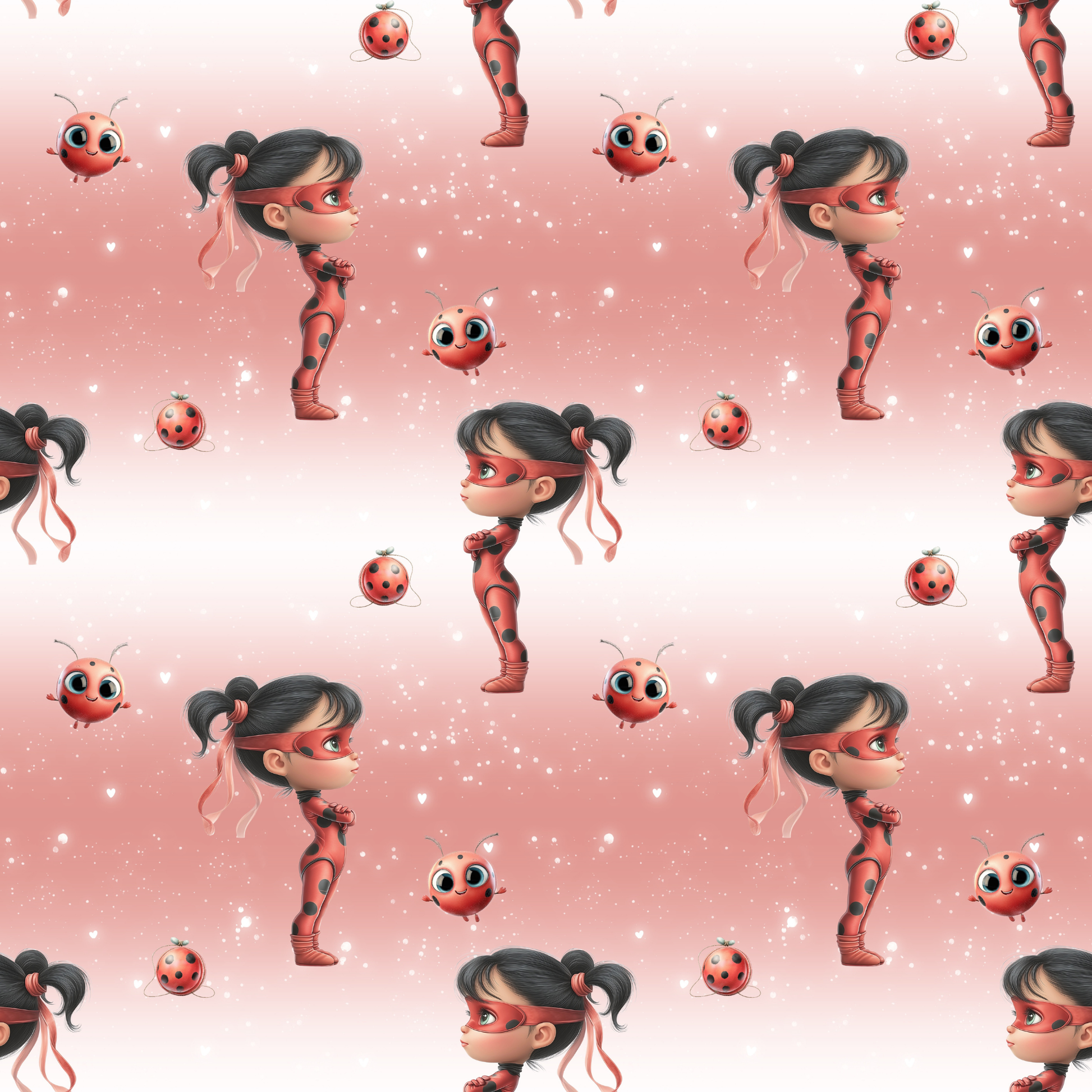 „Baumwollstoff mit Fantasiefigur – Meterware für kreative Nähideen“