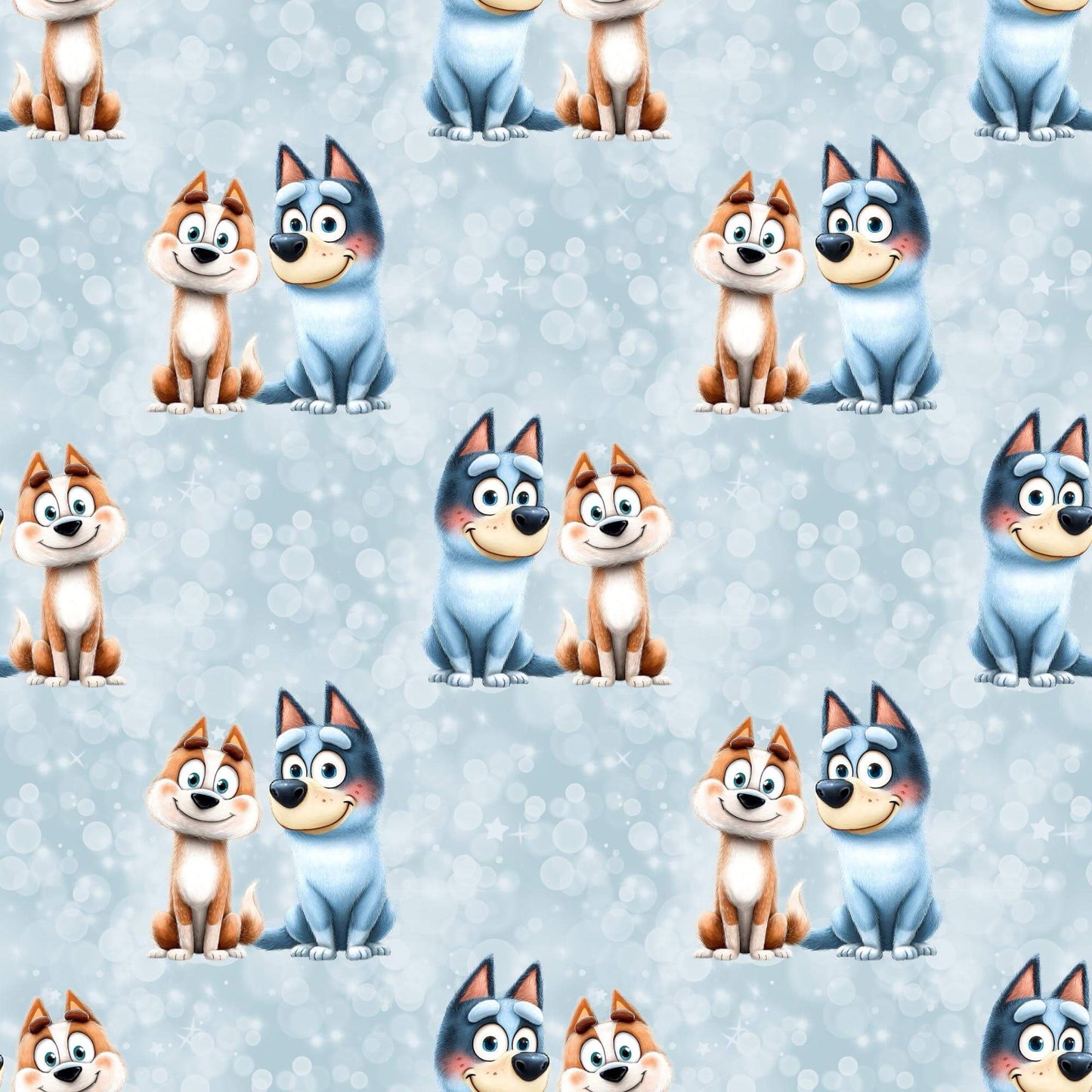 „Baumwollstoff mit Tierfreunde-Motiv – Meterware für kreative Nähideen“