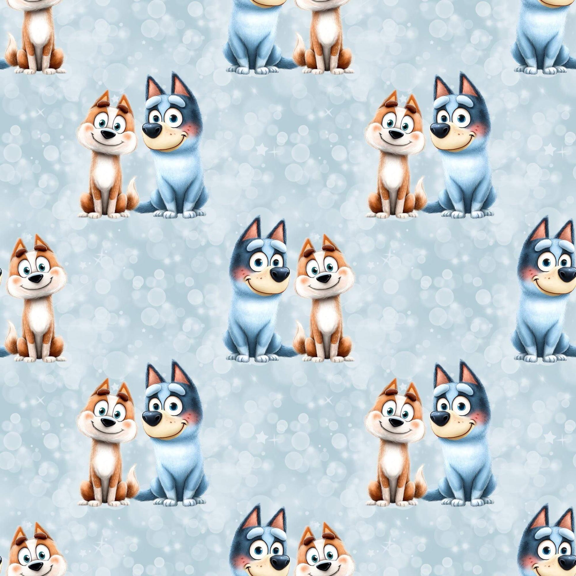 „Baumwollstoff mit Tierfreunde-Motiv – Meterware für kreative Nähideen“