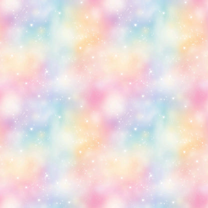 „Baumwollstoff mit Regenbogenstruktur – Meterware für kreative Nähprojekte“