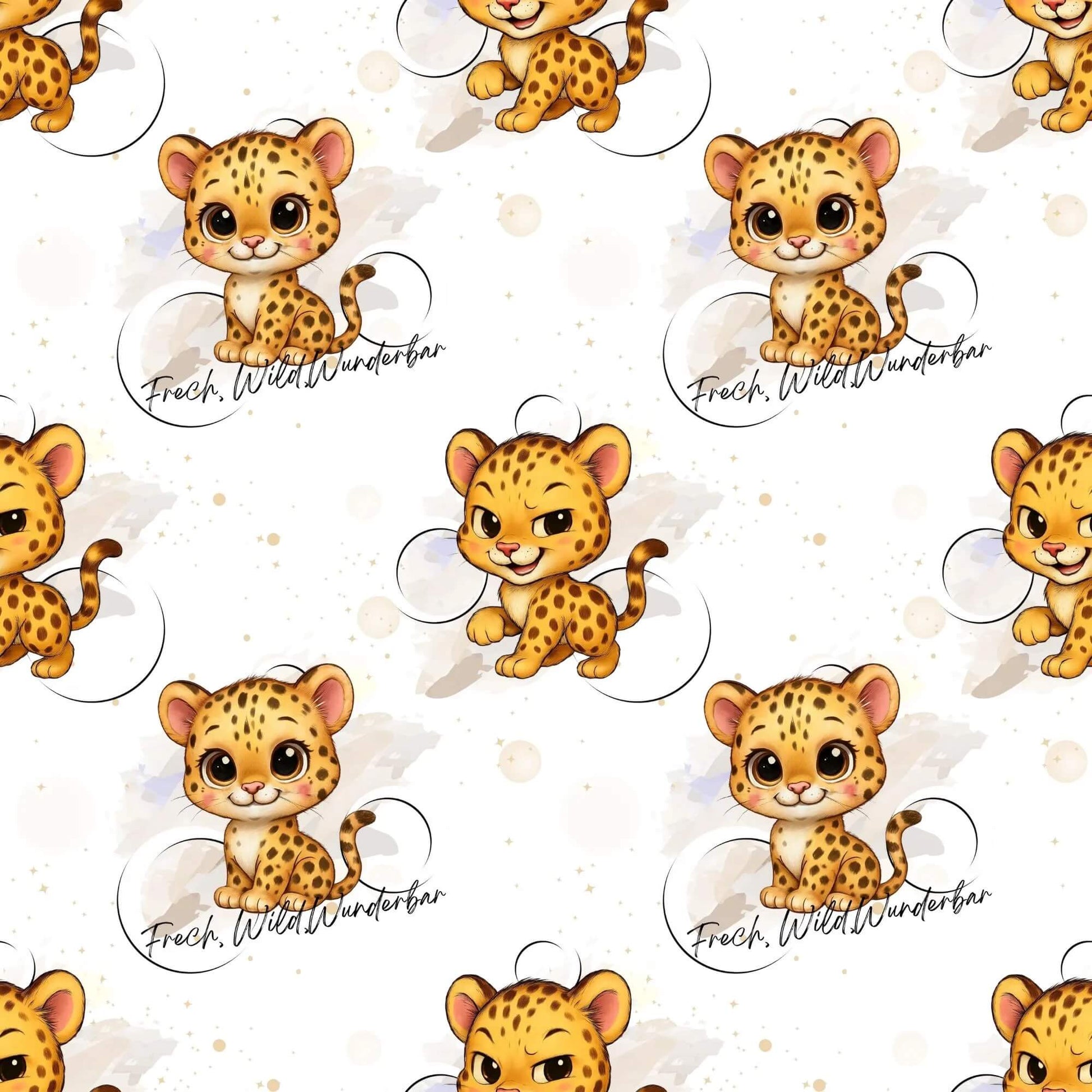 „Baumwollstoff mit Charakterdesign – Meterware für kreative Nähideen“