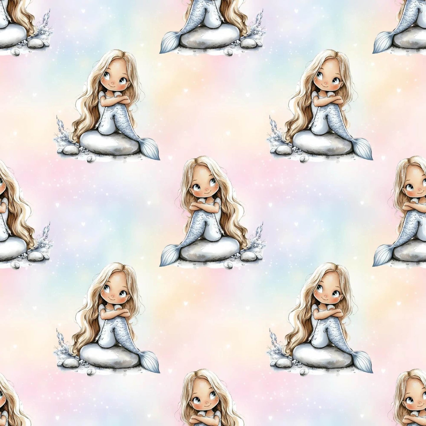 „Baumwollstoff mit Märchendesign – Meterware für kreative Nähideen“