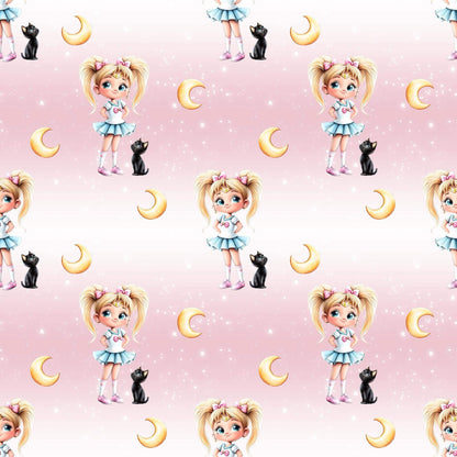 „Baumwollstoff mit Traumdesign – Meterware für kreative Nähideen“