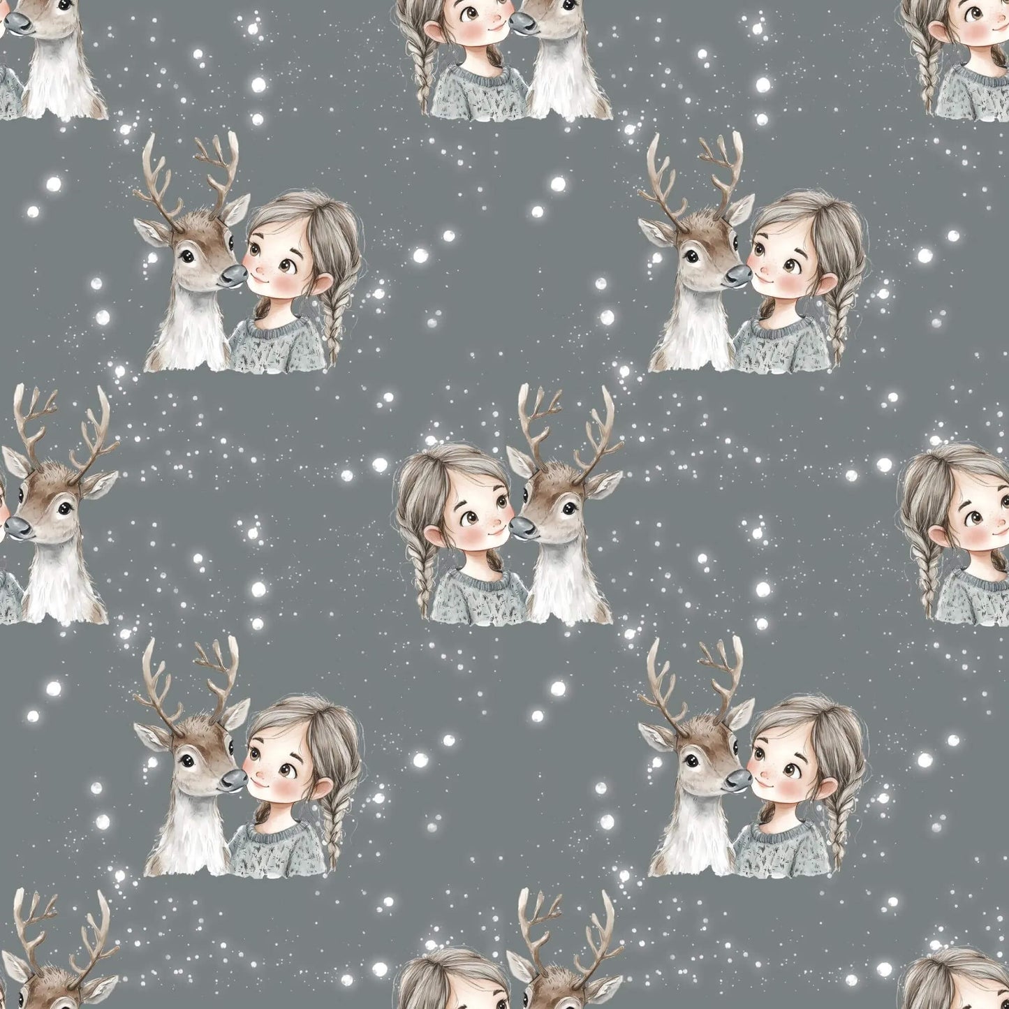 „Baumwollstoff mit Tiermotiv – Meterware für kreative Nähideen“