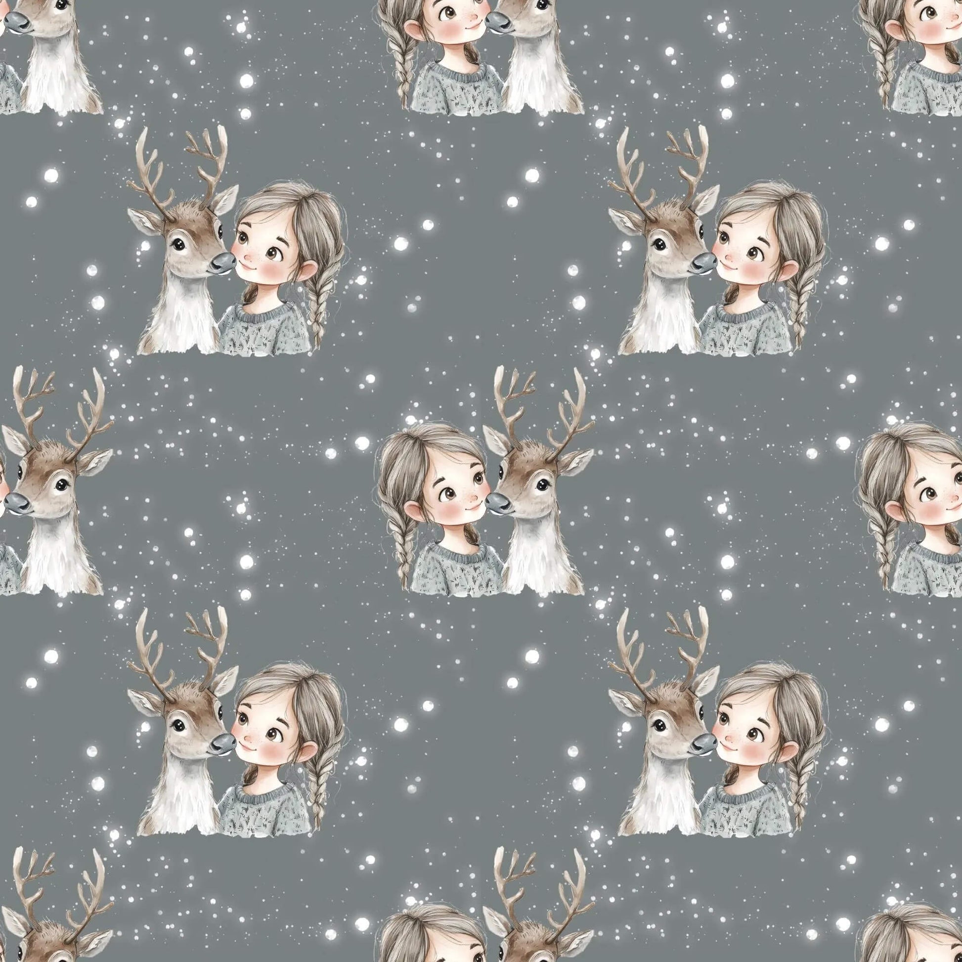 „Baumwollstoff mit Tiermotiv – Meterware für kreative Nähideen“