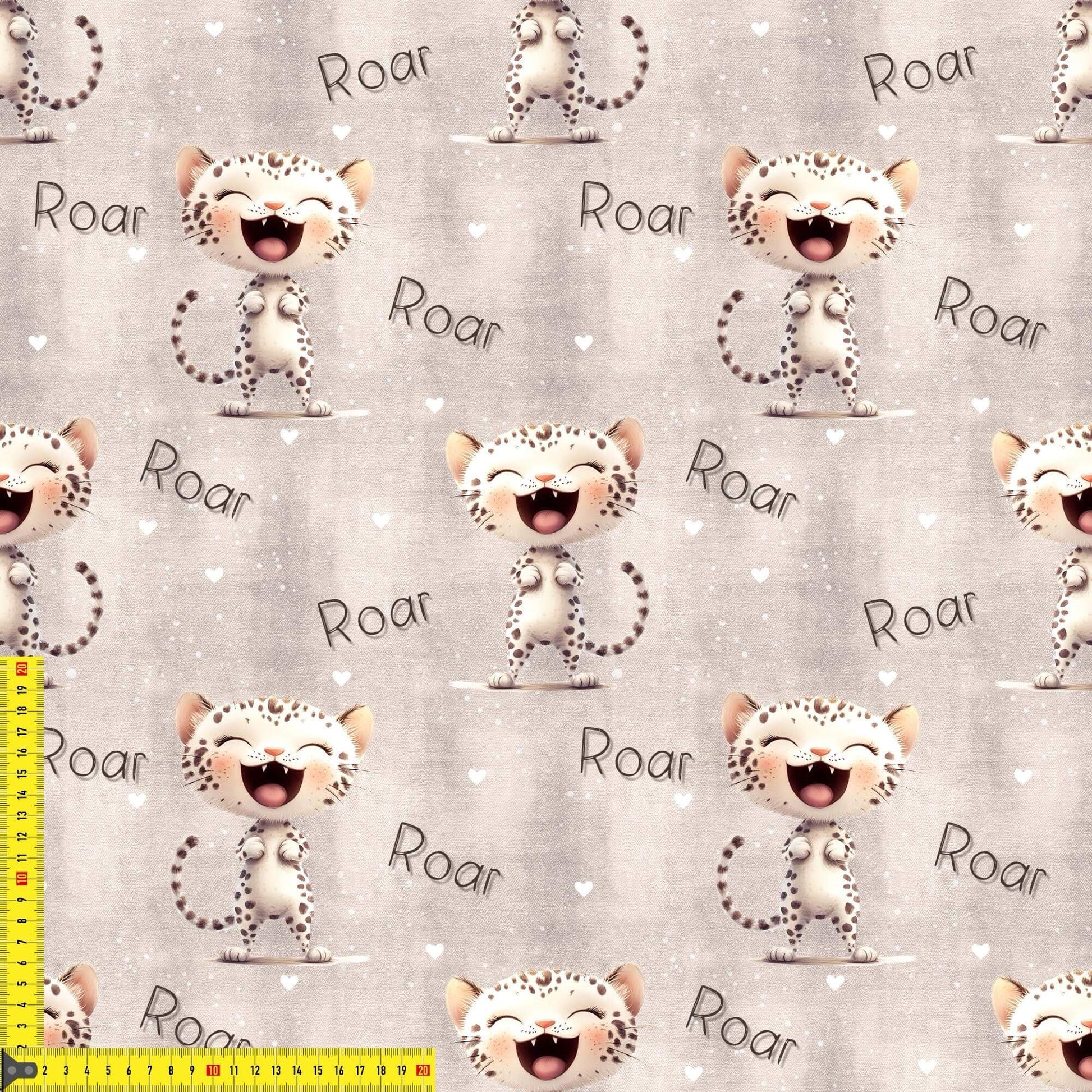 „Baumwollstoff mit Tiermotiv – Meterware für kreative Nähideen“