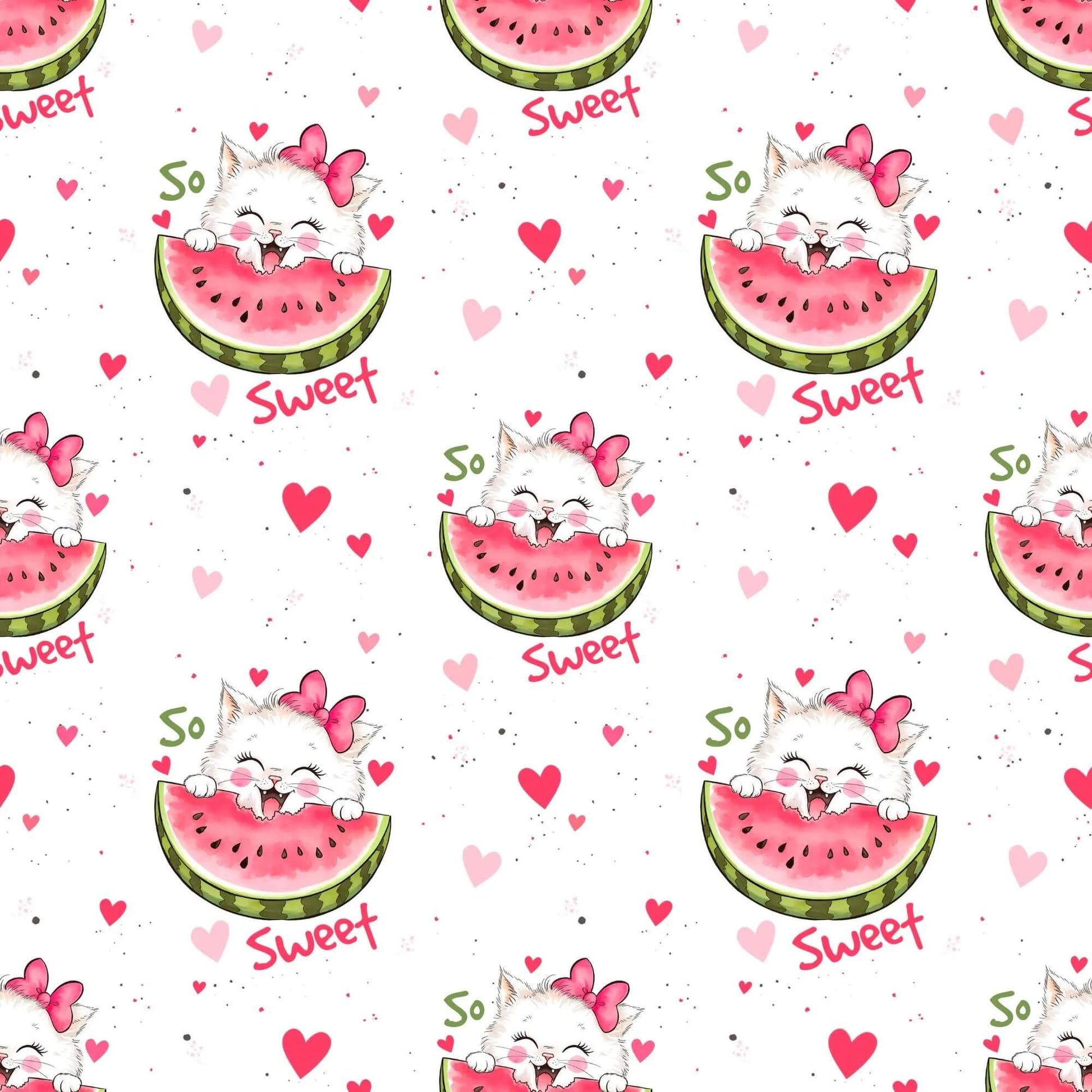 „Baumwollstoff mit Sommermotiv – Meterware für kreative Nähideen“