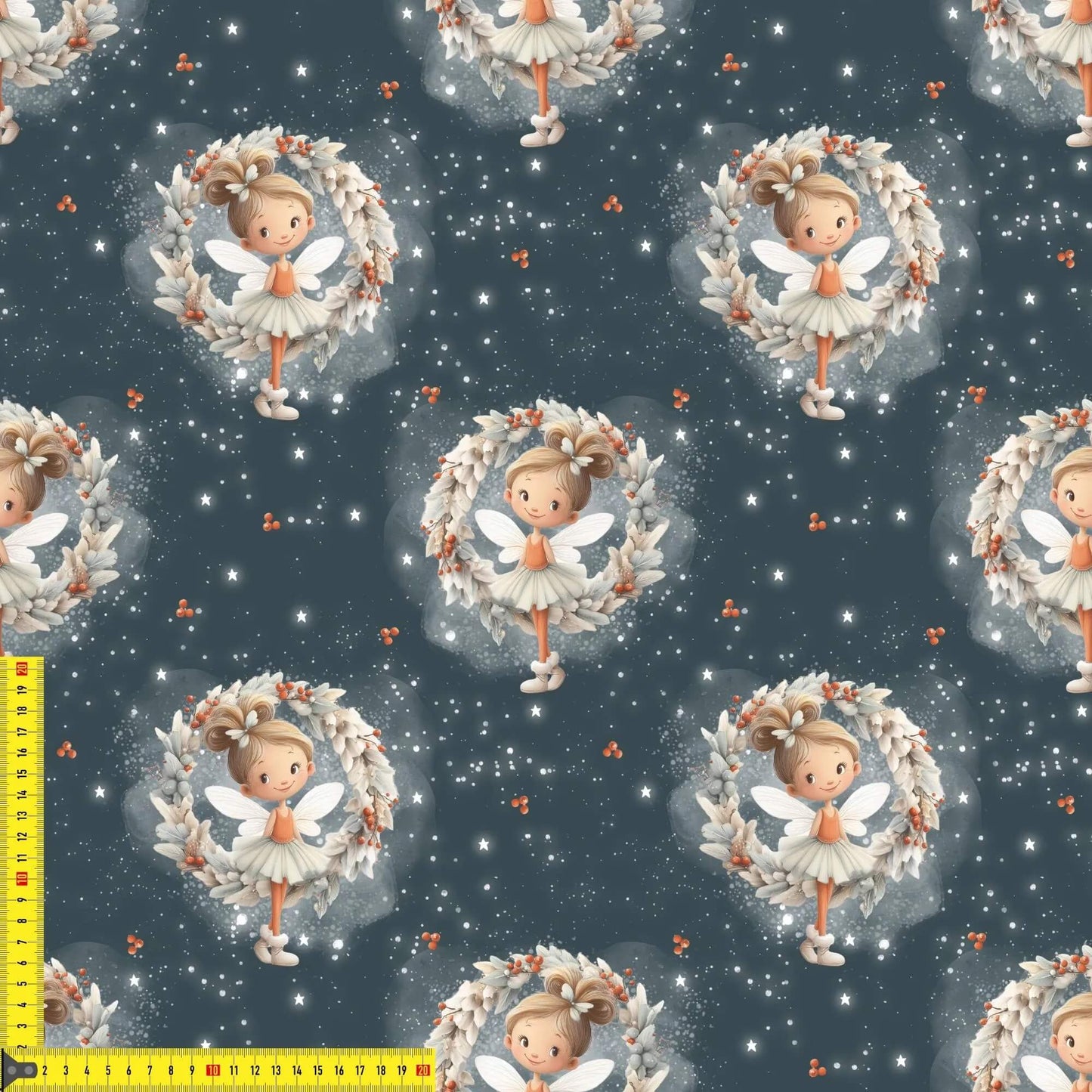 „Baumwollstoff mit Fantasiemotiv – Meterware für kreative Nähideen“