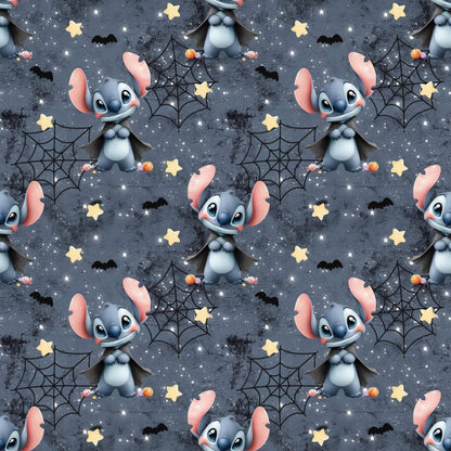 „Baumwollstoff mit Gruselstruktur – Meterware für kreative Nähprojekte“