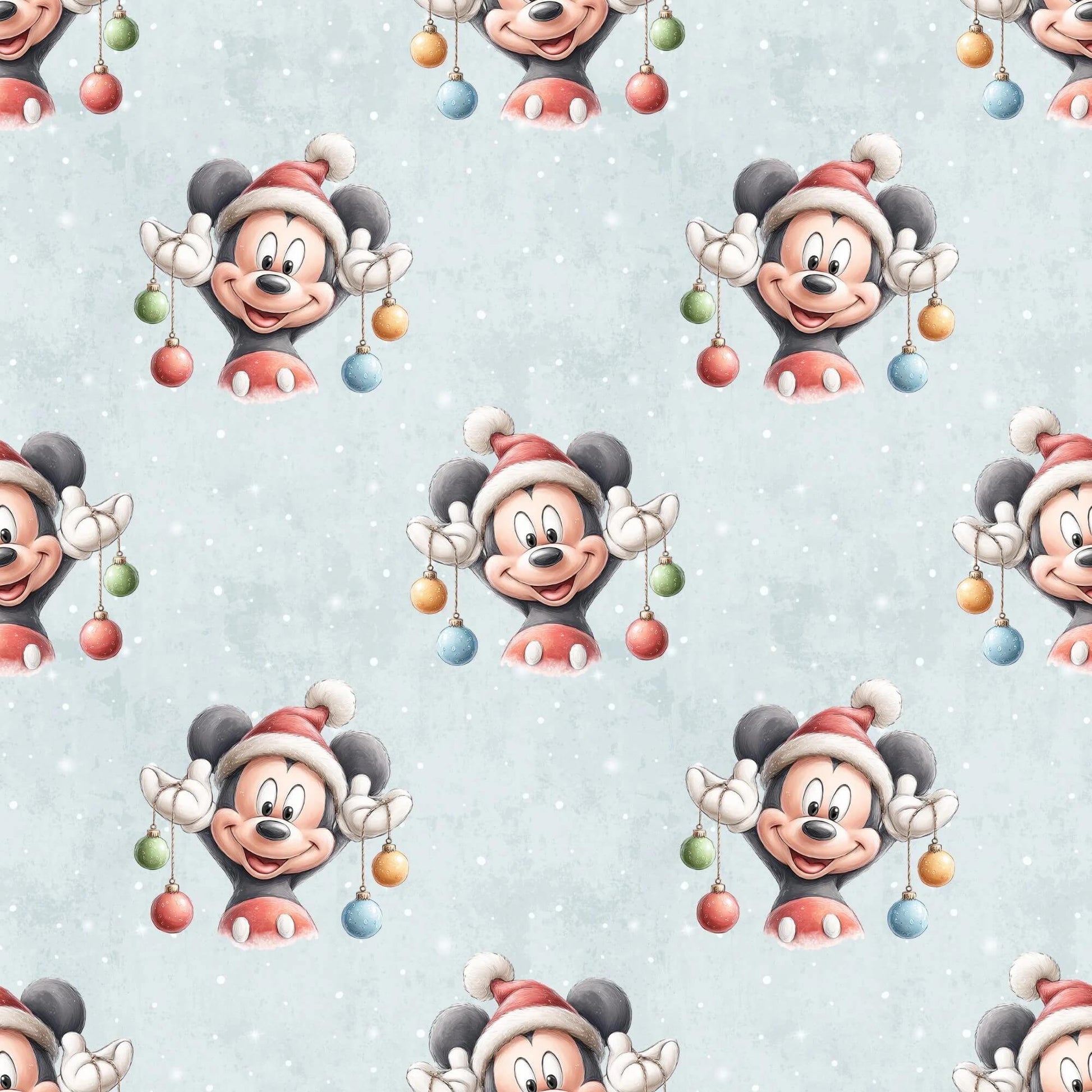 „Baumwollstoff mit Weihnachtsstruktur – Meterware für kreative Nähprojekte“