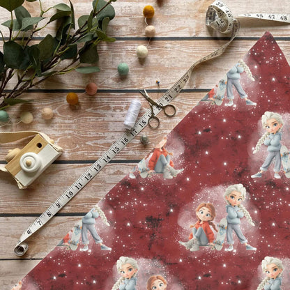 Skater Girls Jersey Stoff Meterware mit OEKO-TEX 100 Zertifikat  