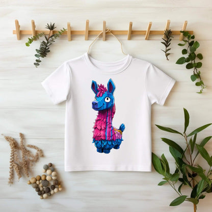 DIY Bügelsticker Gamer Alpaka für Shirts, Beutel und Kinderkleidung