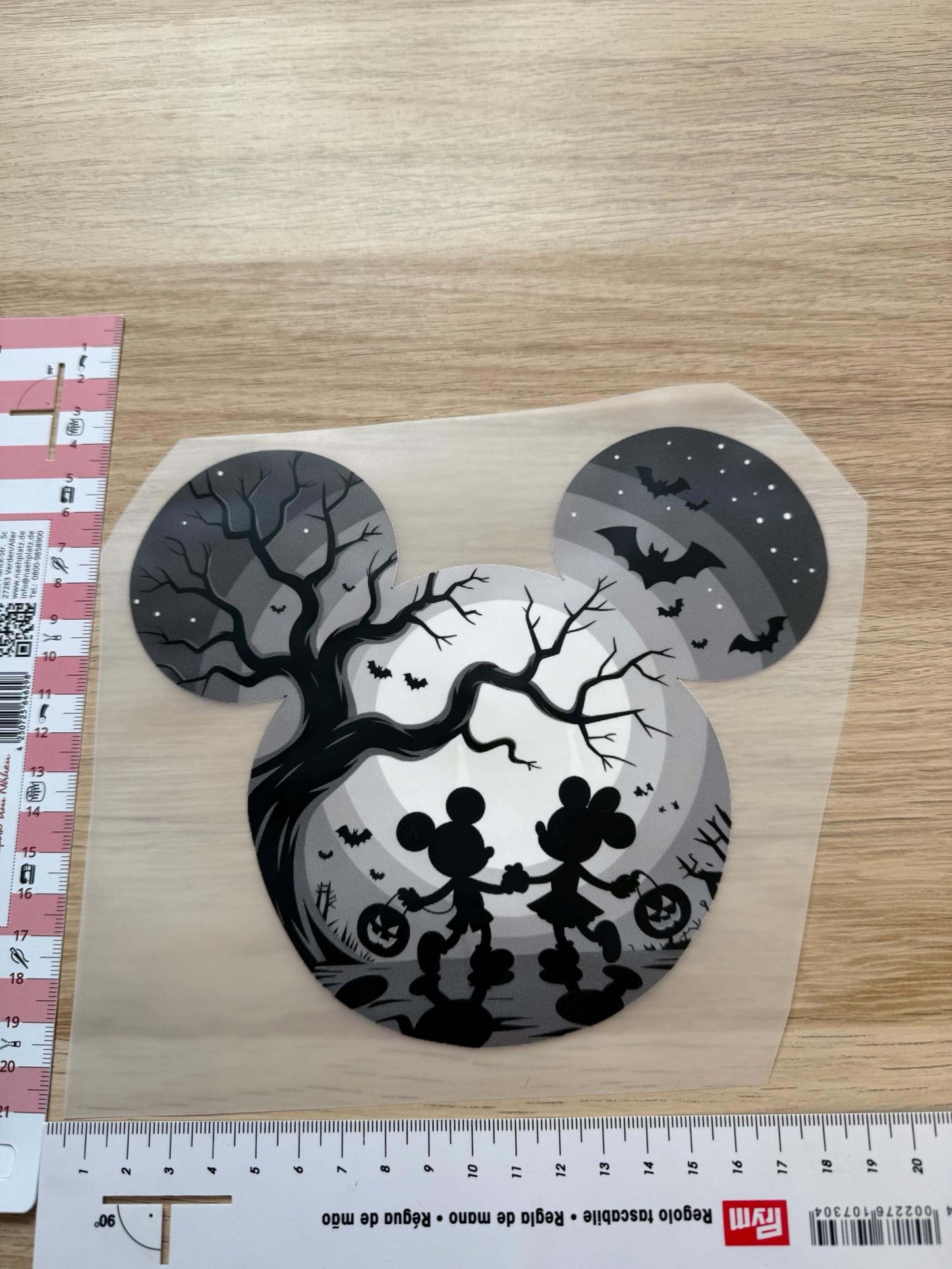 DIY Bügelsticker Schattenfreunde für Shirts, Beutel und Kinderkleidung