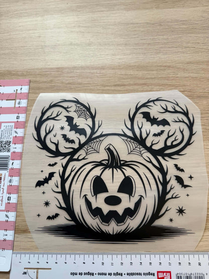 DIY Bügelsticker Spukgesicht für Shirts, Beutel und Kinderkleidung