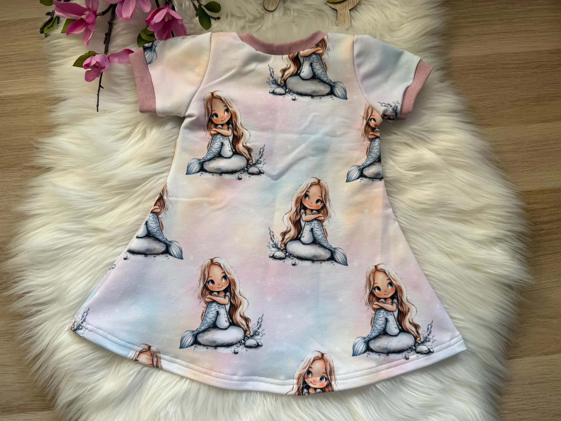Schleiferlwerk Kleid mit Meerjungfrau für Babys
