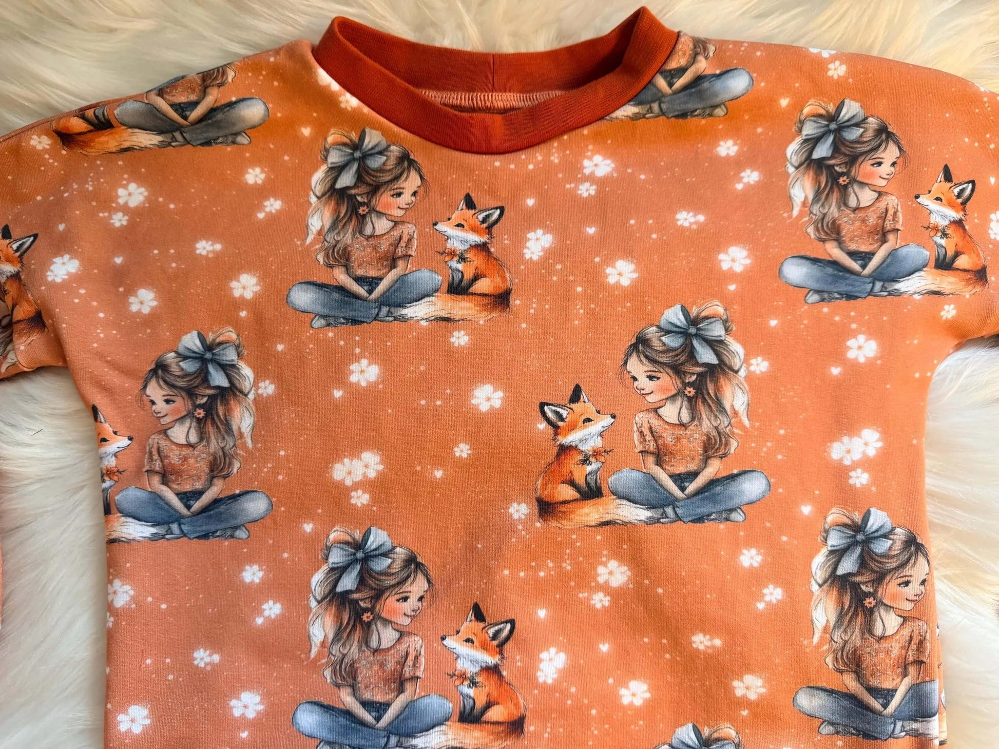French Terry Pullover aus Eigenproduktion
