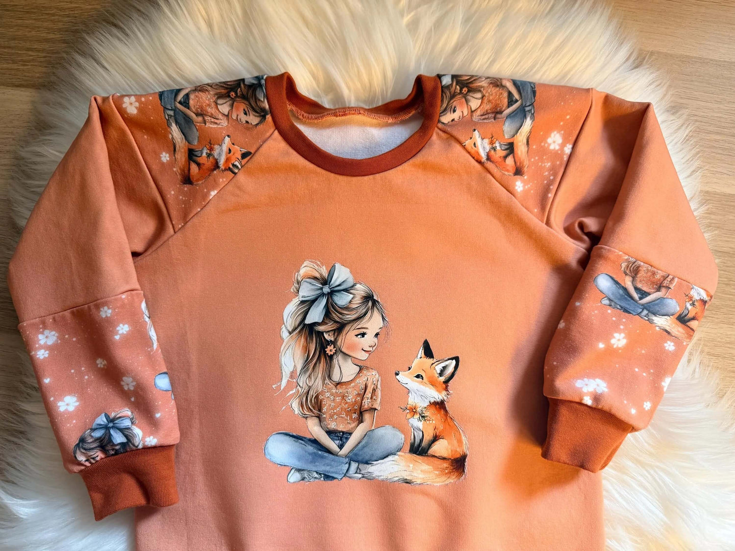 French Terry Pullover aus Eigenproduktion für Kinder
