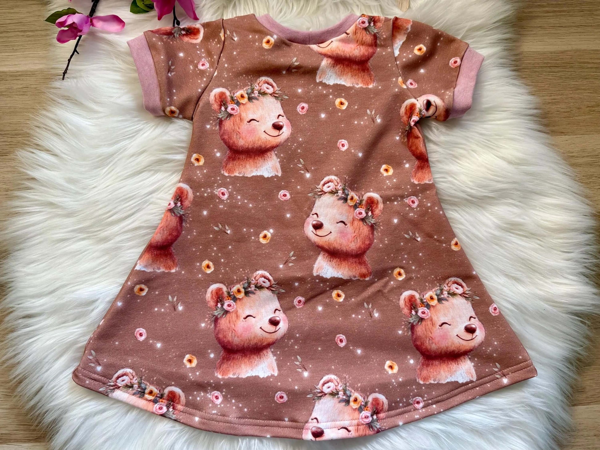 Exklusives Kinderkleid Schleiferlwerk Schnitt Größe 74
